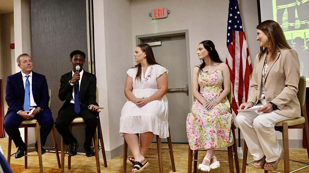 student panel discussion