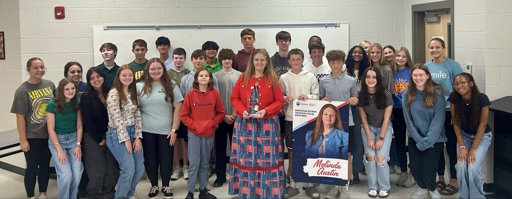 Mrs. Austin and her class