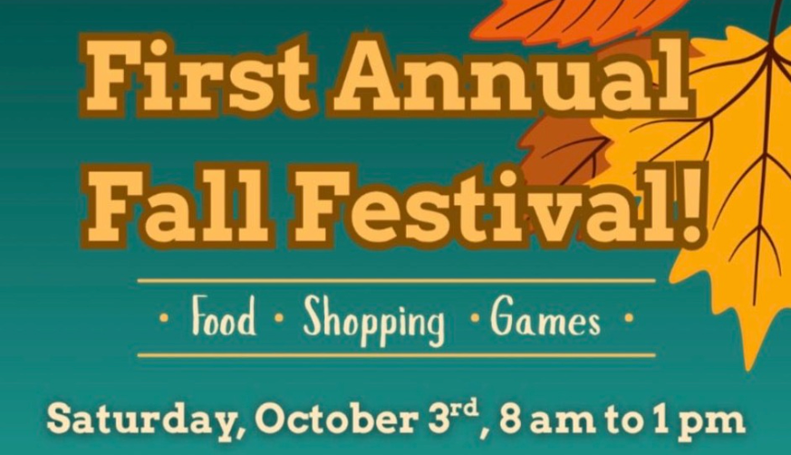 Fall Festivan Sat. October 3rd 8-1 pm