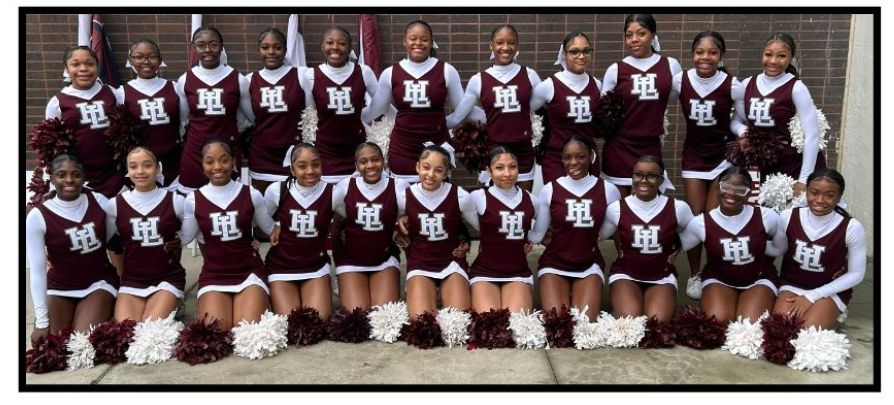 HLHS Cheer team group photo