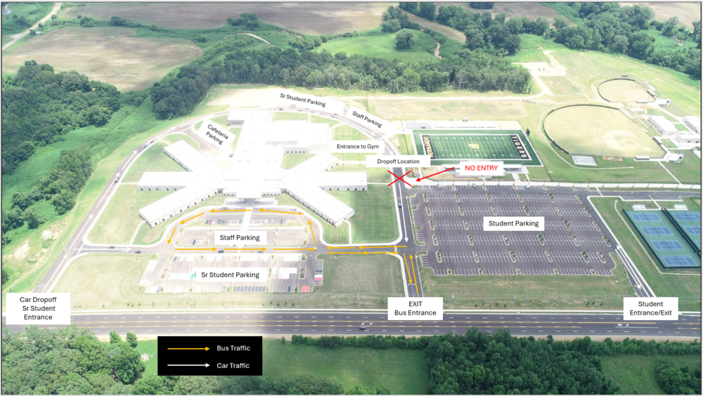 HHS School Traffic Map