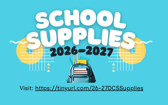 School Supplies header