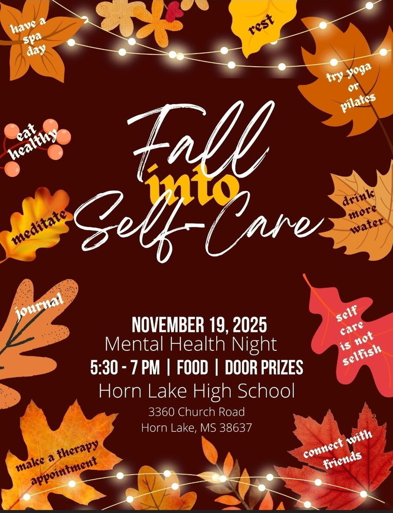 Join Us for Mental Health Night November, 19th 2025  from 5:30 - 7:00 pm