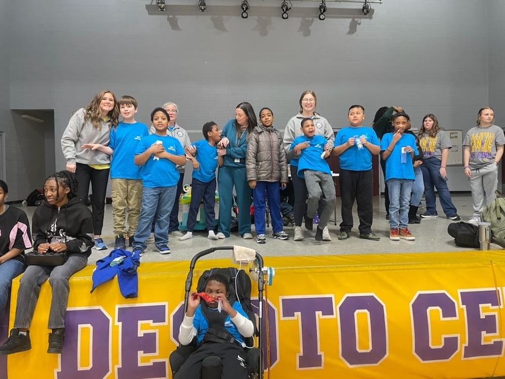 Mrs. McGee's students at the Special Olympics