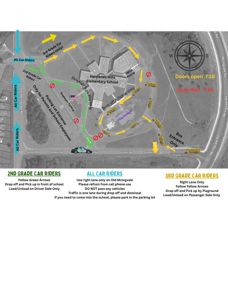 Car rider map