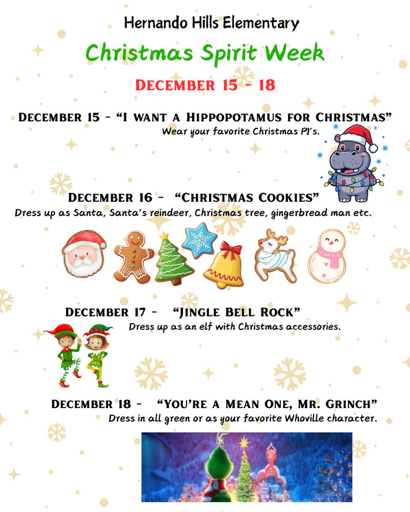 Christmas Spirit Week