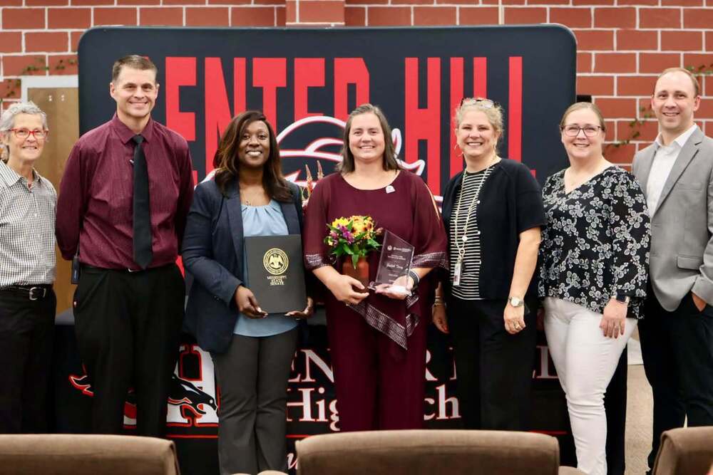 Mrs. Judith Terry receives award