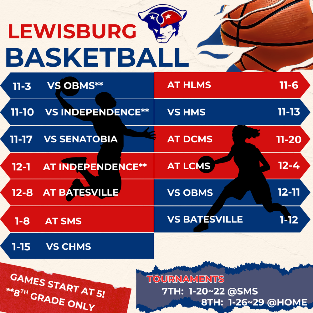 Hoops Schedule