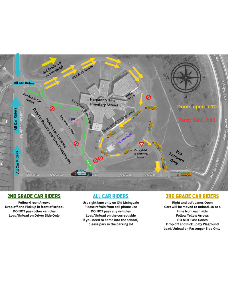 Car rider map