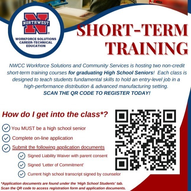 NWCC Short Term Training Opportunity
