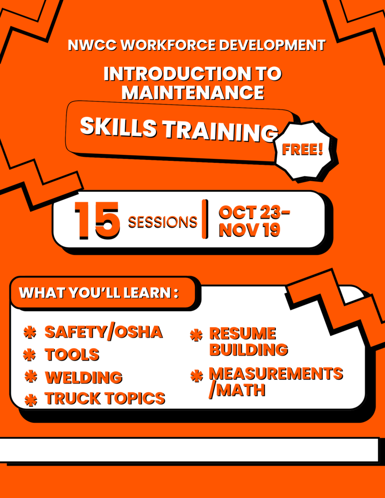Maintenance Skills Flyer