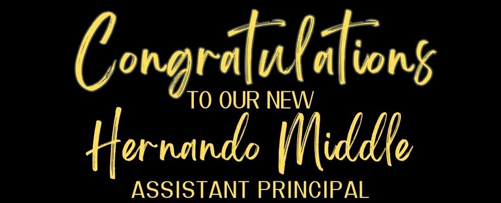 Congratulations to our New Assistant Principal, Mrs. Ashley Bynum