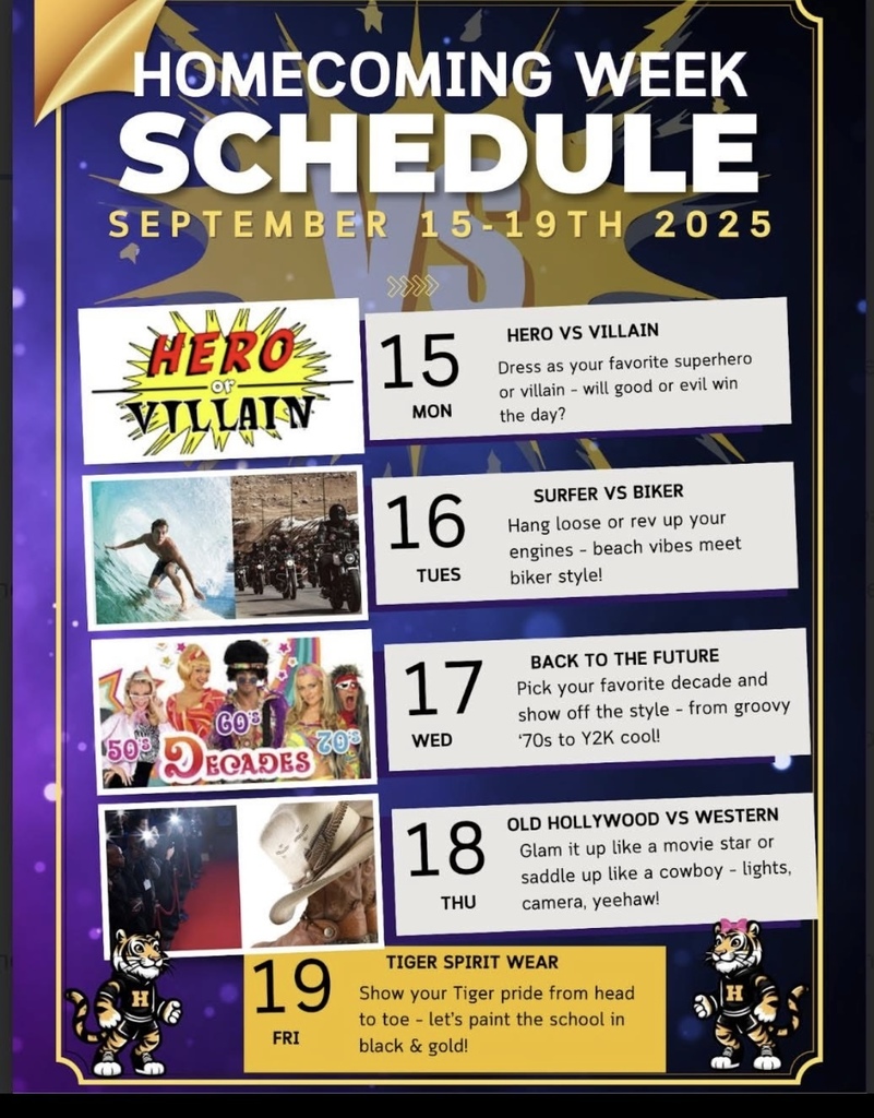 Homecoming Dress-Up Days