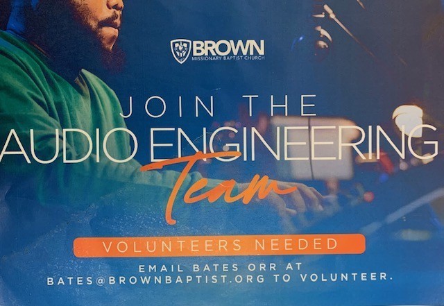 Flyer for volunteers