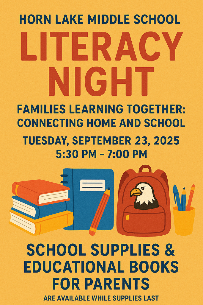 HLMS Literacy Night 9/23/25, 5:30-7:30 PM