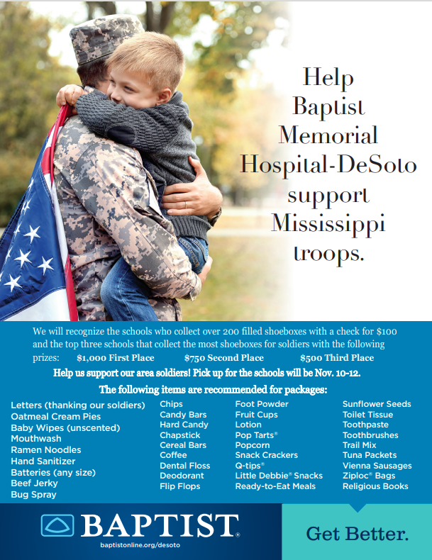 Shoeboxes for Soldiers