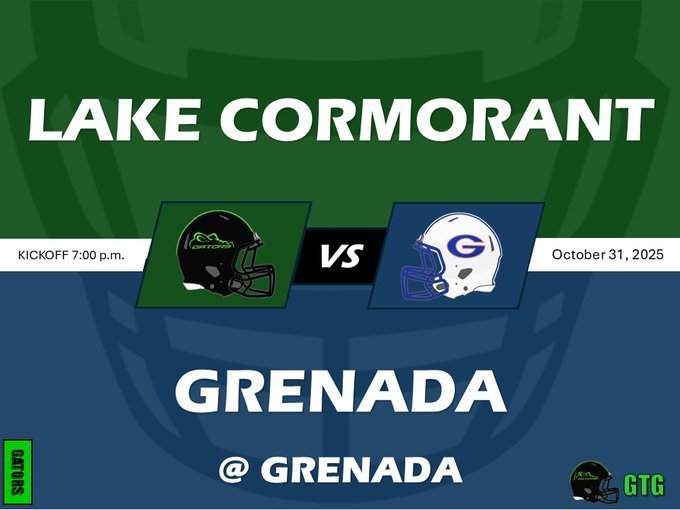 Lake Cormorant  vs Grenada @ Grenada October 31, 2025 Kickoff 7:00 PM