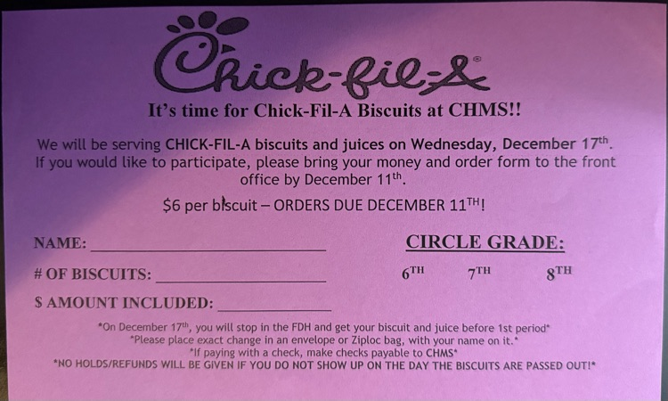 CHMS Chick-Fil-A Biscuits