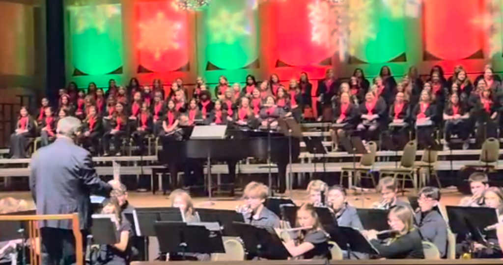 HHS Christmas Band Performance