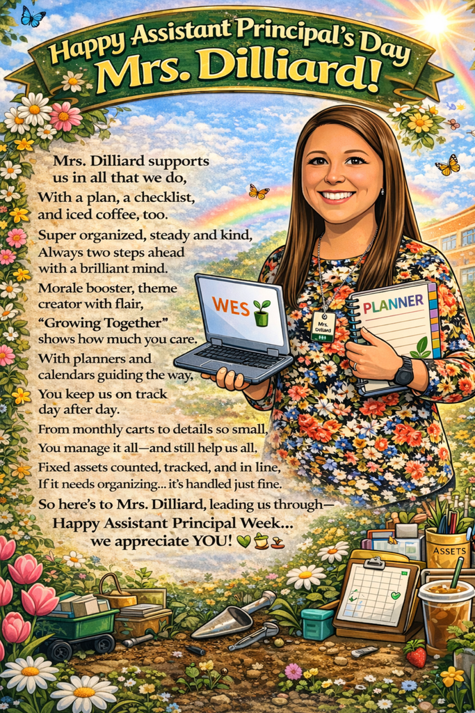 Happy Assistant Principal's Week, Mrs. Dilliard