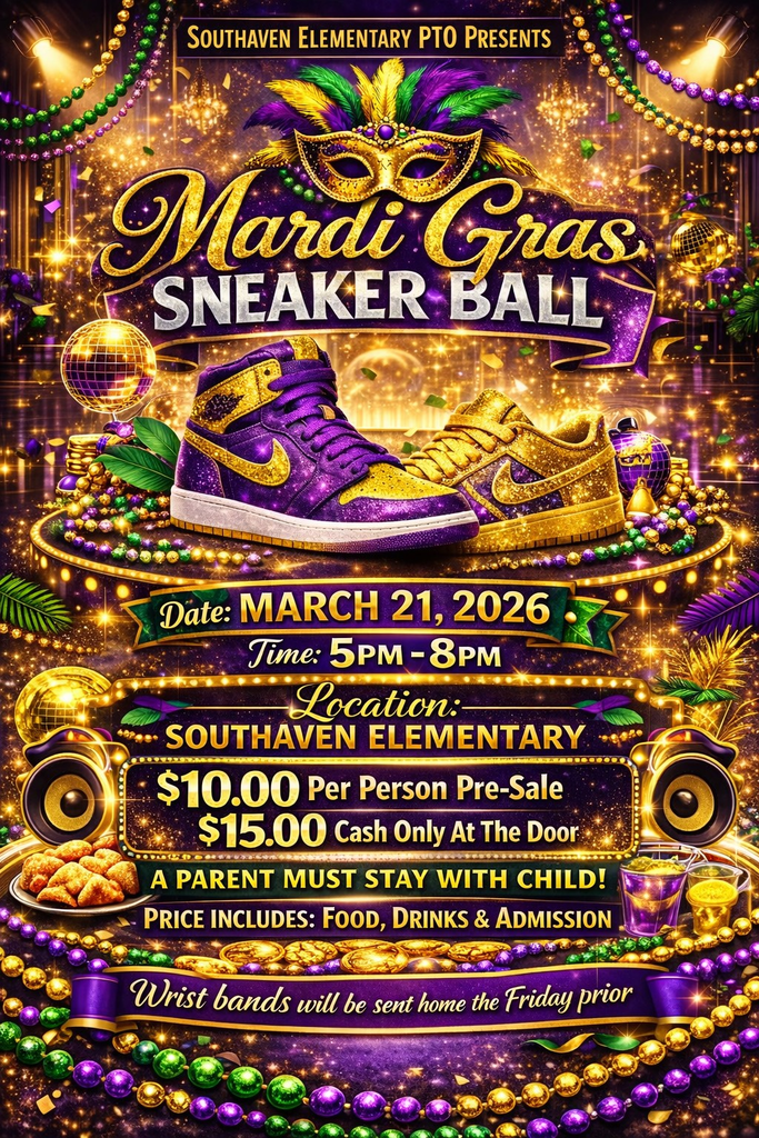 Mardi Gras Sneak Ball Flyer