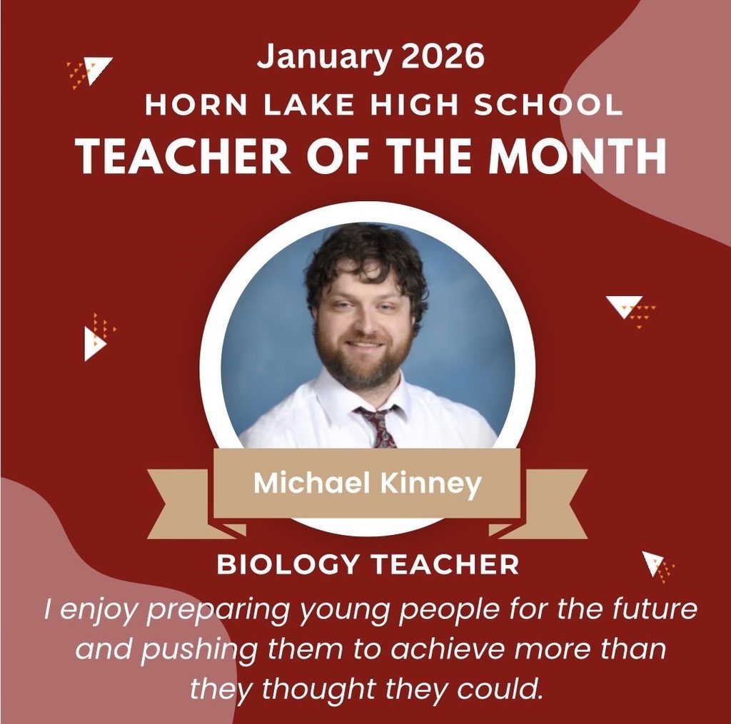 January 26 Teacher of the Month Mr. Michael Kinney Biology Teacher