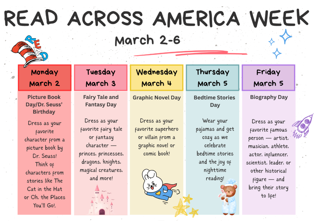 Read Across America Dress Up days