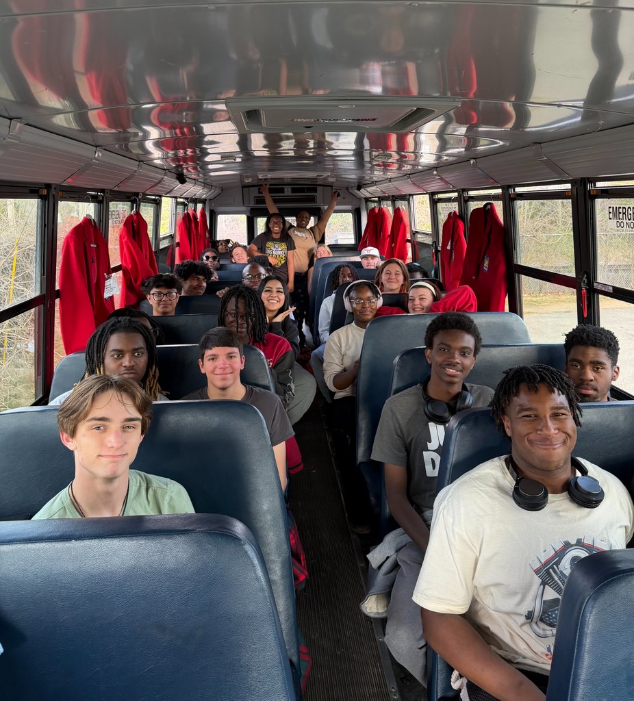 picture of students on a bus