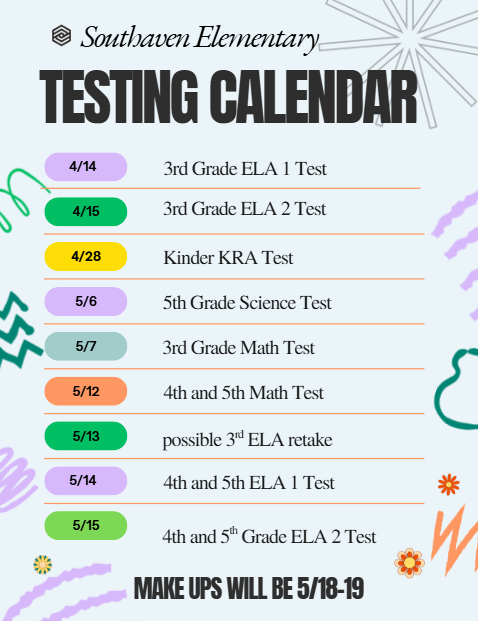Testing Calendar