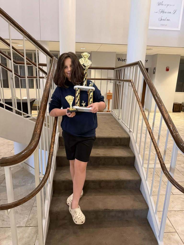 One more student with trophies