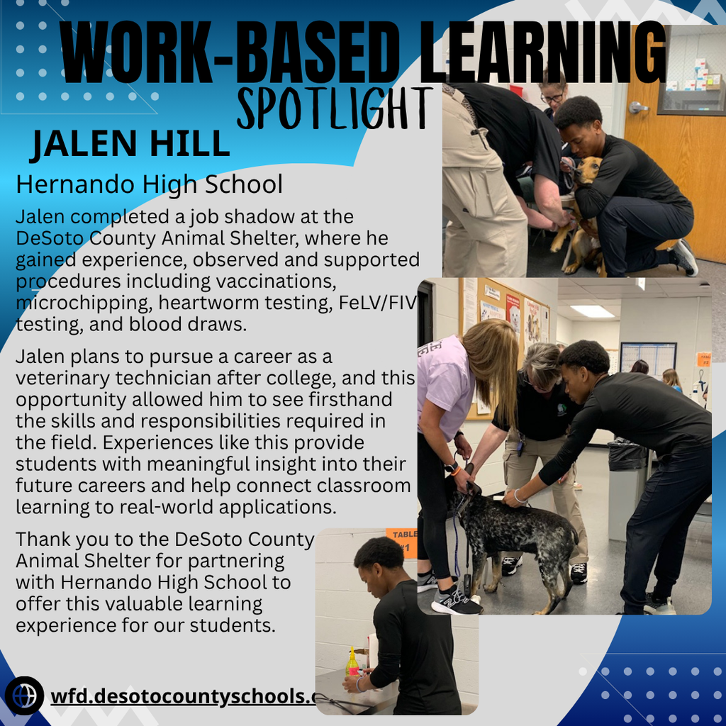 HHS WBL student spotlight 