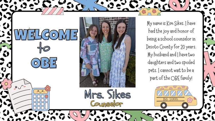 Please welcome part of our new staff to OBE.
