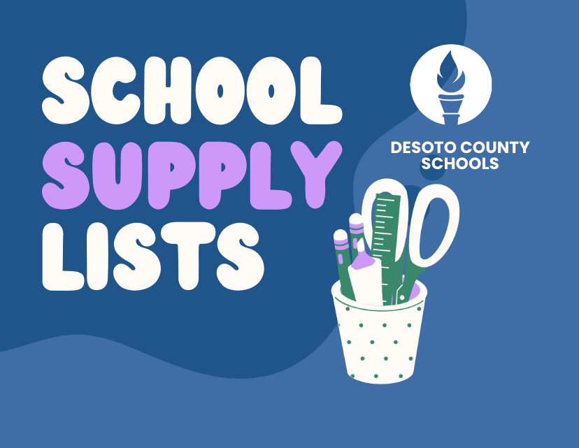 2026-2027 LMS School Supply Lists are available! Get the lists here: https://www.desotocountyschools.org/o/dcs/page/26-27-lms-supply-lists
