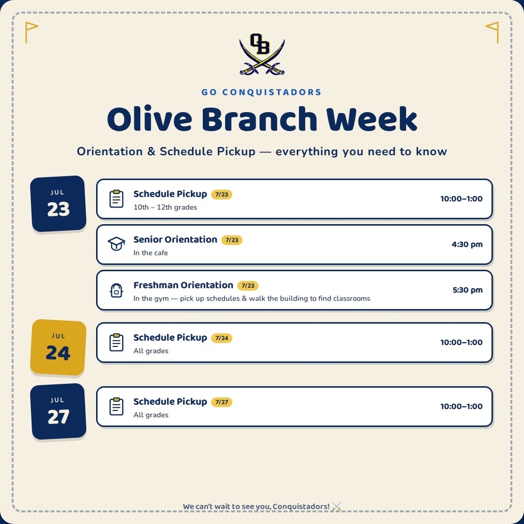 Orientation & Schedule Pickup