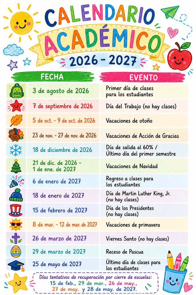 Student Calendar