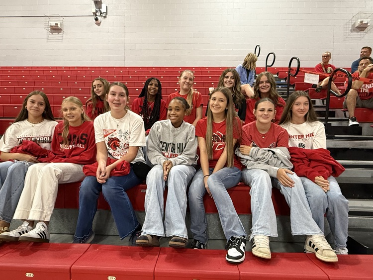 Twelve female CHMS students at CHHS gym.