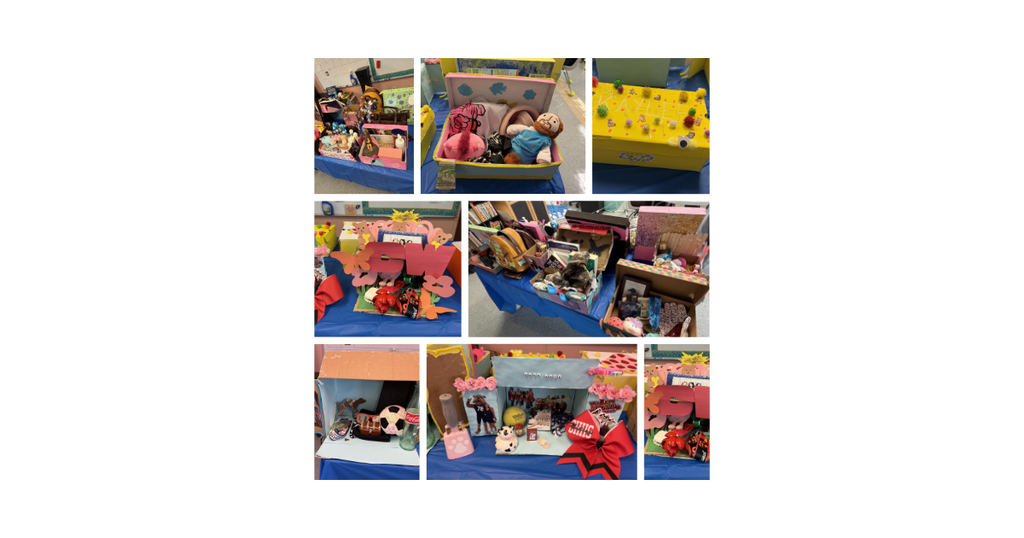 collage of identity boxes project