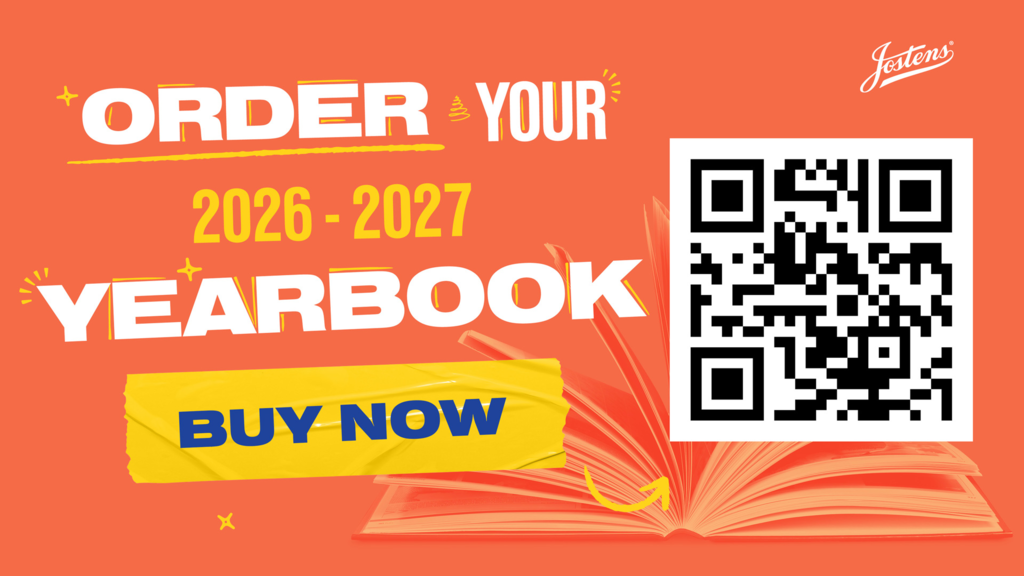 Order your HMS 2026/2027 Yearbook. Scan the QR code.