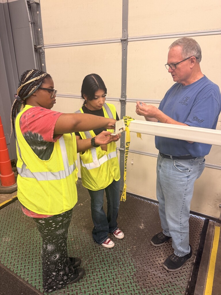 students learning about different tools