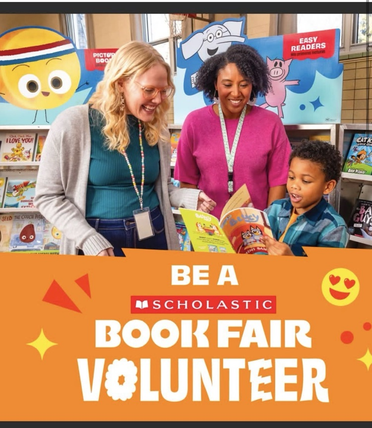 We need Book Fair volunteers!