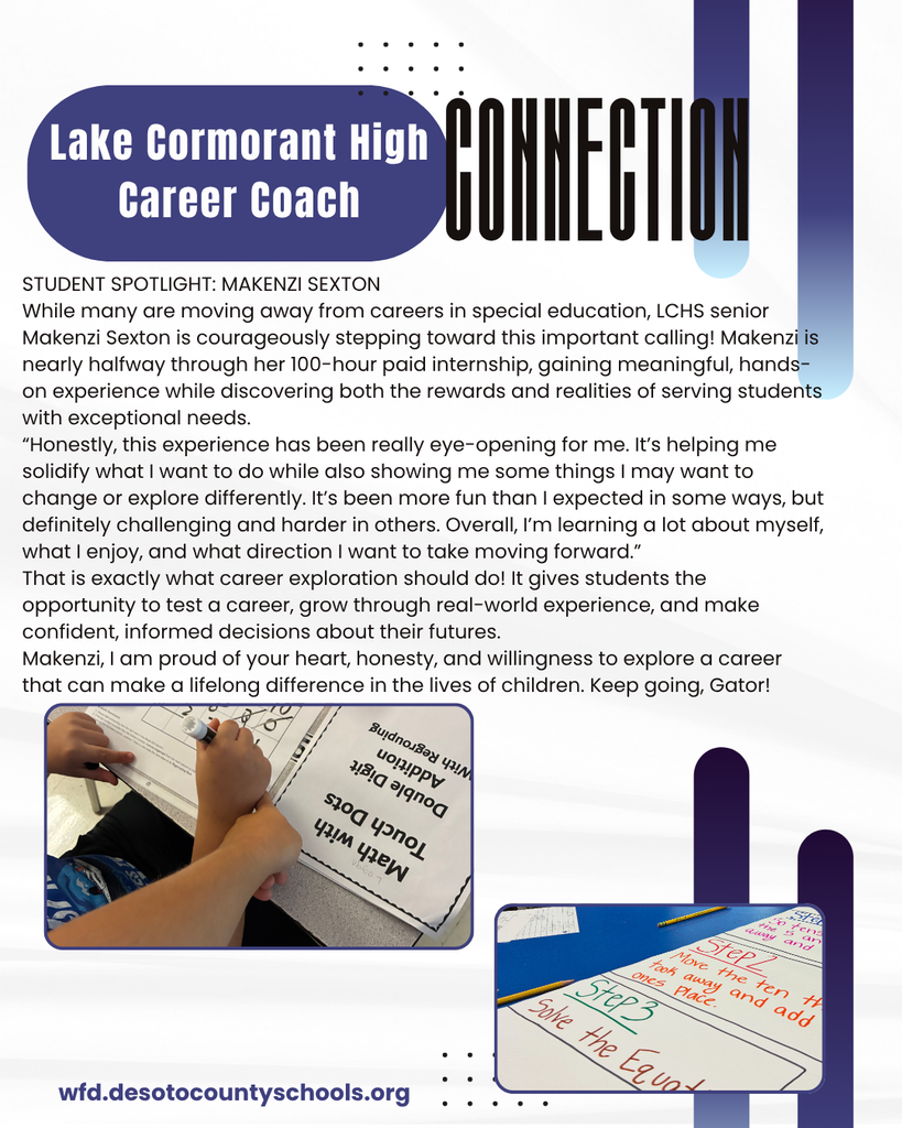 LCHS Student Spotlight-Career Coach Connection
