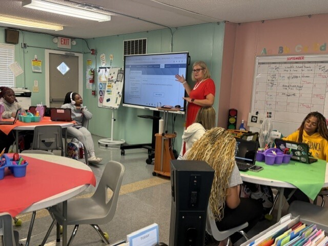 students in classroom