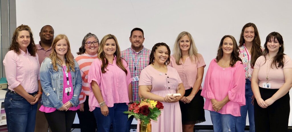 Mrs. Glasper with teachers