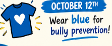 Wear Blue for Bully Prevention Day