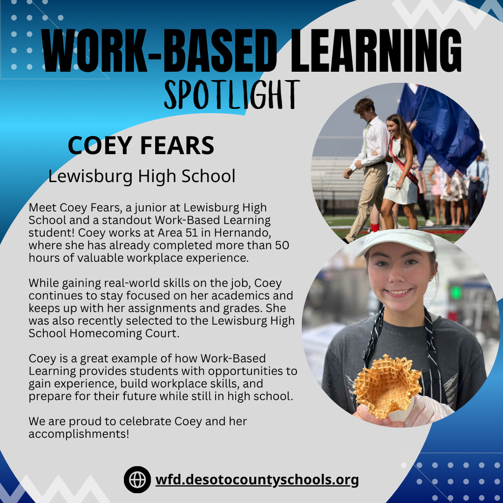 LHS WBL student spotlight flyer
