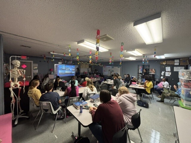 students in classroom
