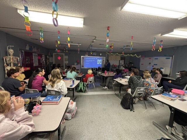 students in classroom