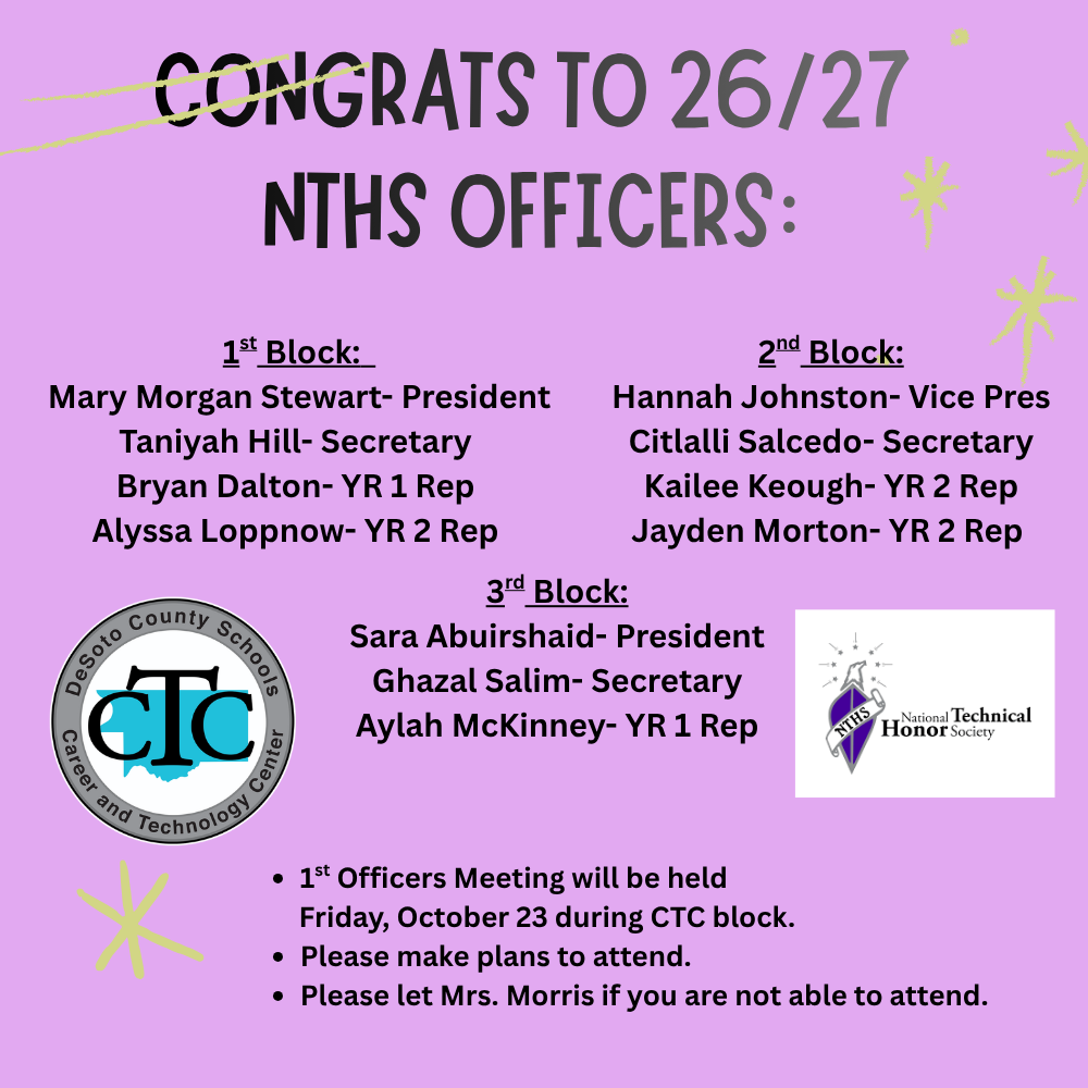 NTHS flyer