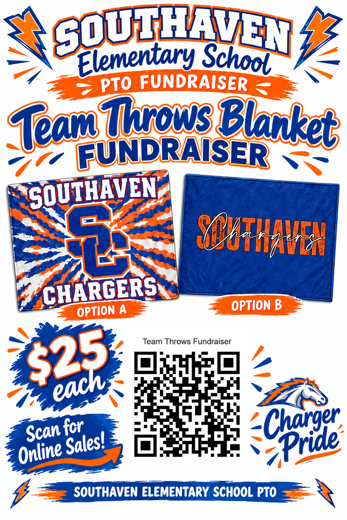 Throw blanket flyer