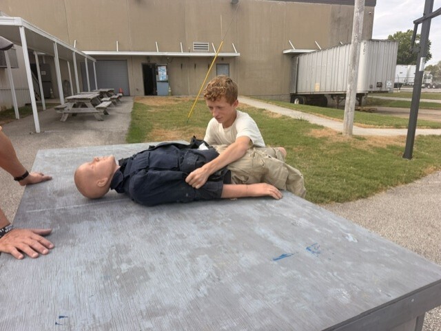 students doing PT